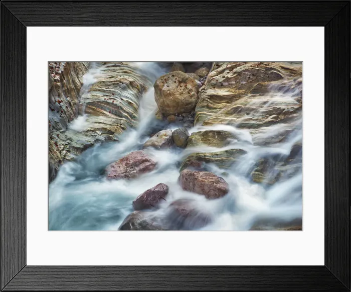Framed Print : Brook gorge with rocks - Austria, Carinthia, Hermagor, Garnitzenklamm - Alps Framed Print : Brook gorge with rocks - Austria, Carinthia, Hermagor, Garnitzenklamm - Alps