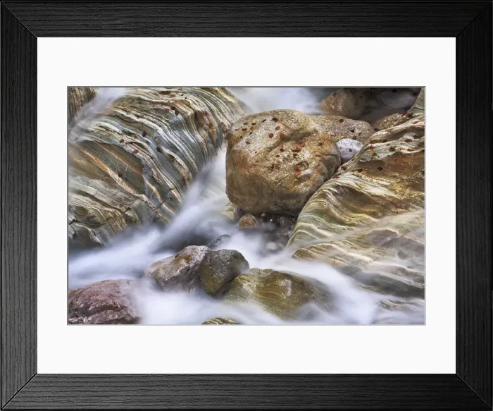 Framed Print : Brook gorge with rocks - Austria, Carinthia, Hermagor, Garnitzenklamm - Alps Framed Print : Brook gorge with rocks - Austria, Carinthia, Hermagor, Garnitzenklamm - Alps