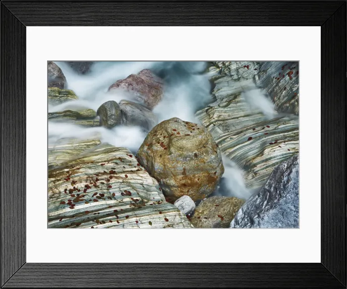 Framed Print : Brook gorge with rocks - Austria, Carinthia, Hermagor, Garnitzenklamm - Alps Framed Print : Brook gorge with rocks - Austria, Carinthia, Hermagor, Garnitzenklamm - Alps
