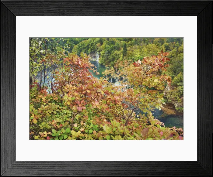 Framed Print : Autum colours - Croatia, Lika-Senj, Plitvice Lakes - Plitvice Lakes National Park