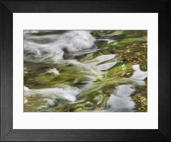 Framed Print : Water impression at brook - Croatia, Karlovac, Slunj, Rastoke Framed Print : Water impression at brook - Croatia, Karlovac, Slunj, Rastoke