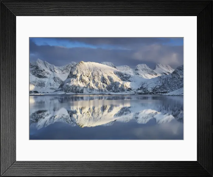 Framed Print : Fjord landscape at Selfjord - Norway, Nordland, Lofoten, Moskenesoya, Selfjorden Framed Print : Fjord landscape at Selfjord - Norway, Nordland, Lofoten, Moskenesoya, Selfjorden