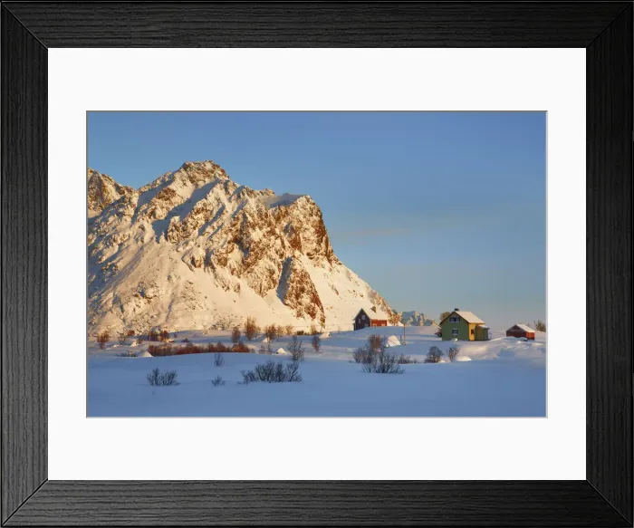 Framed Print : Frosty mountains on Vestvagoya - Norway, Nordland, Lofoten, Vestvagoya Framed Print : Frosty mountains on Vestvagoya - Norway, Nordland, Lofoten, Vestvagoya