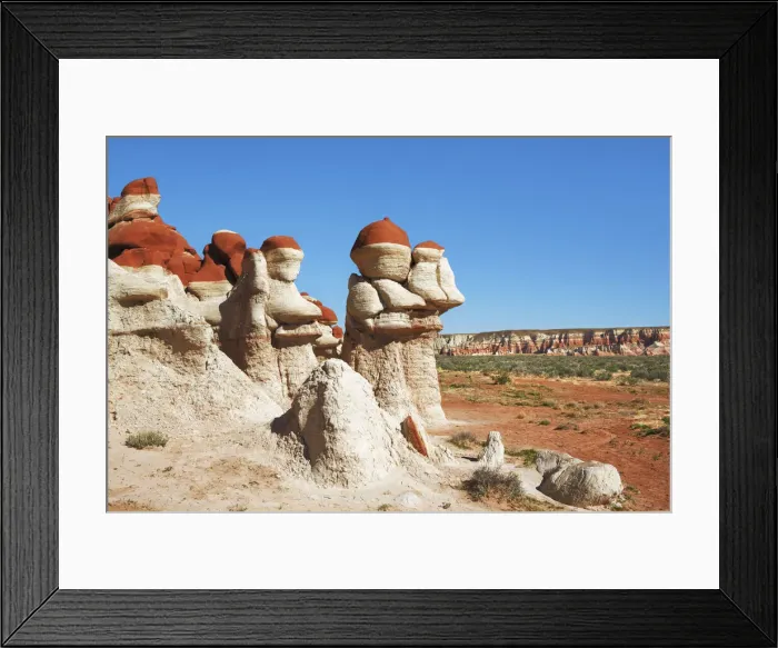 Framed Print : Sandstone erosion landscape in Blue Canyon - USA, Arizona, Coconino Framed Print : Sandstone erosion landscape in Blue Canyon - USA, Arizona, Coconino