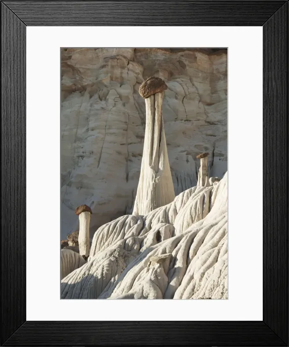 Framed Print : Sandstone erosion landscape at Wahweap Hoodoos - USA, Utah, Kane, Escalante Canyons Framed Print : Sandstone erosion landscape at Wahweap Hoodoos - USA, Utah, Kane, Escalante Canyons
