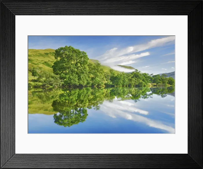 Framed Print : Meadow landscape in Glen Orchy - United Kingdom, Scotland, Argyll and Bute