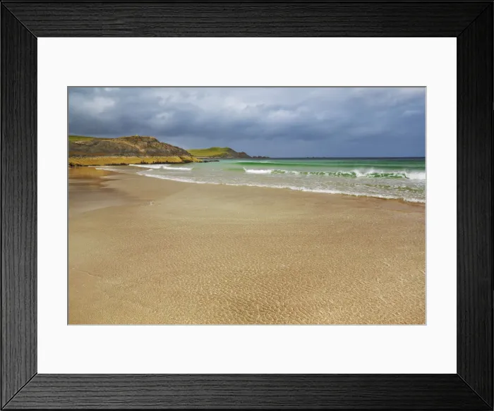 Framed Print : Beach impression at Sango Sands - United Kingdom, Scotland, Sutherland, Durness Framed Print : Beach impression at Sango Sands - United Kingdom, Scotland, Sutherland, Durness