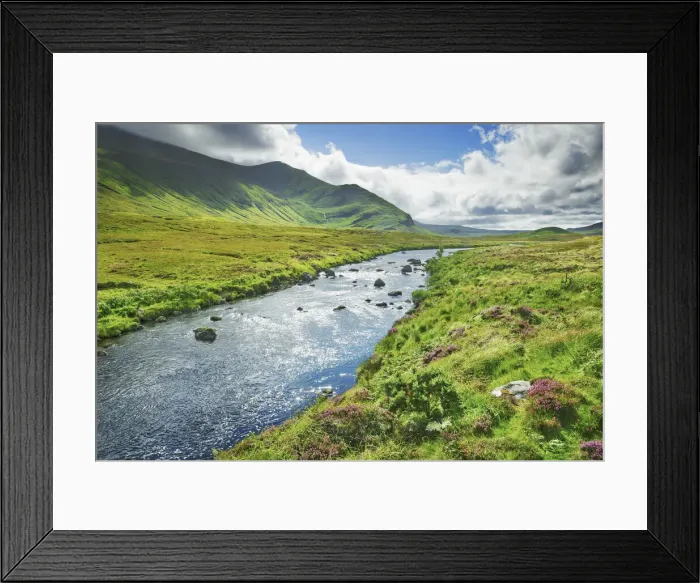 Framed Print : River bed in the Highlands - United Kingdom, Scotland, Sutherland Framed Print : River bed in the Highlands - United Kingdom, Scotland, Sutherland