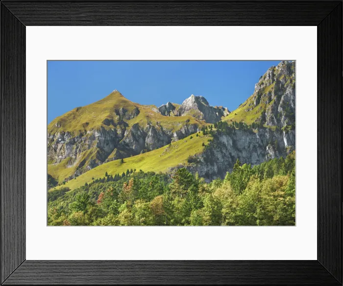 Framed Print : Mountain impression at San Lorenzo in Banale - Italy, Trentino-Alto Adige, Trentino Framed Print : Mountain impression at San Lorenzo in Banale - Italy, Trentino-Alto Adige, Trentino