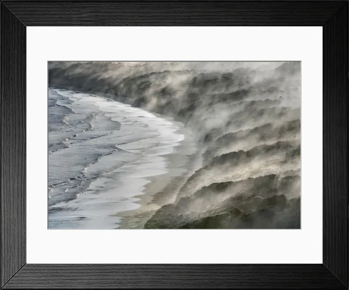 Framed Print : Sea fog at Tautuku Bay - New Zealand, South Island, Otago, Clutha, Catlins Framed Print : Sea fog at Tautuku Bay - New Zealand, South Island, Otago, Clutha, Catlins