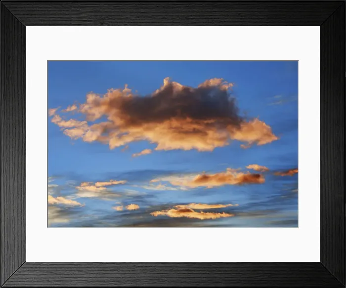 Framed Print : Cloud impression - New Zealand, South Island, Canterbury, Mackenzie