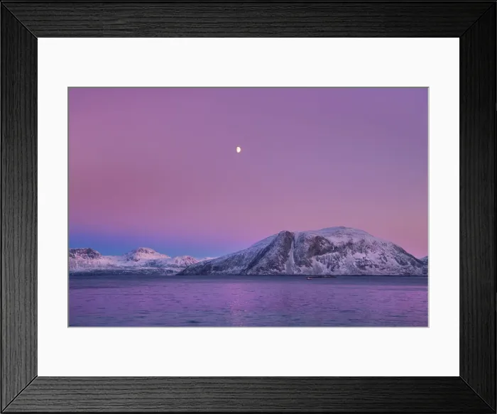 Framed Print : Dawn on Kvaloya - Norway, Troms, Kvaloya, Ersfjordbotn Framed Print : Dawn on Kvaloya - Norway, Troms, Kvaloya, Ersfjordbotn
