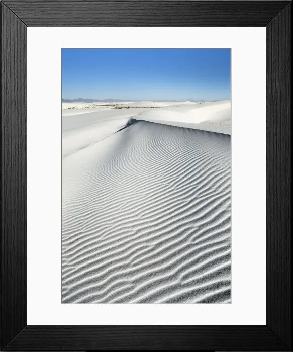 Framed Print : Gypsum desert White Sands - USA, New Mexico, Otero, White Sands - Chihuahua Desert Framed Print : Gypsum desert White Sands - USA, New Mexico, Otero, White Sands - Chihuahua Desert