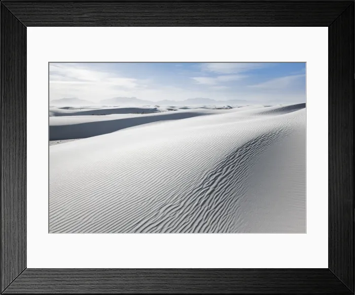 Framed Print : Gypsum desert White Sands - USA, New Mexico, Otero, White Sands - Chihuahua Desert Framed Print : Gypsum desert White Sands - USA, New Mexico, Otero, White Sands - Chihuahua Desert