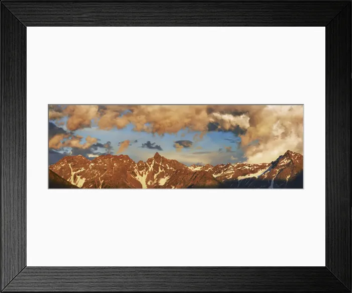 Framed Print : Mountain impression Livigno Alps - Switzerland, Graubunden, Engadin, Berninapass - Alps