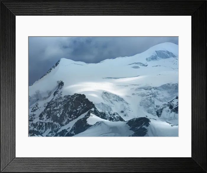 Framed Print : Mountain impression Bellavista in Bernina Group - Switzerland, Graubunden, Engadin Framed Print : Mountain impression Bellavista in Bernina Group - Switzerland, Graubunden, Engadin