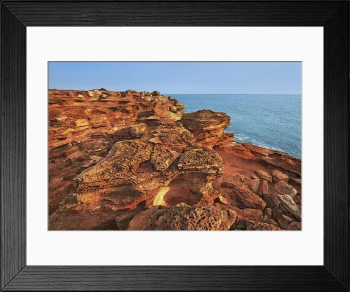 Framed Print : Cliff landscape at Gantheaume Point - Australia, Western Australia, Kimberley, Broome Framed Print : Cliff landscape at Gantheaume Point - Australia, Western Australia, Kimberley, Broome