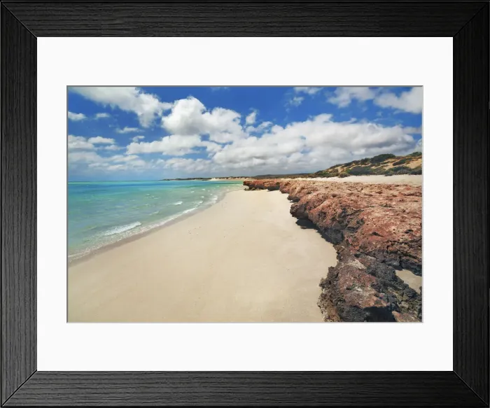 Framed Print : Tropical lagoon Sandy Bay - Australia, Western Australia, Gascoyne Framed Print : Tropical lagoon Sandy Bay - Australia, Western Australia, Gascoyne