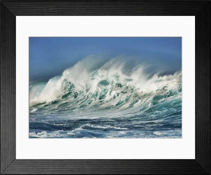 Framed Print : Wave impression at Point Quobba - Australia, Western Australia, Gascoyne, Point Quobba Framed Print : Wave impression at Point Quobba - Australia, Western Australia, Gascoyne, Point Quobba