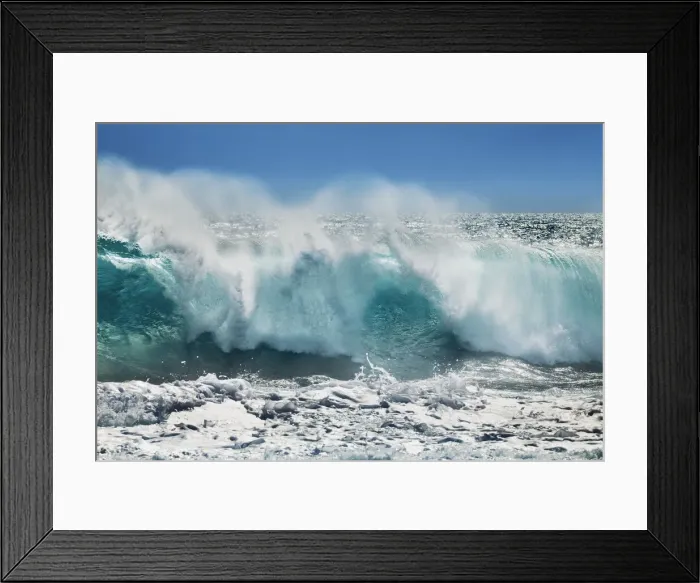 Framed Print : Wave impression at Point Quobba - Australia, Western Australia, Gascoyne, Point Quobba Framed Print : Wave impression at Point Quobba - Australia, Western Australia, Gascoyne, Point Quobba