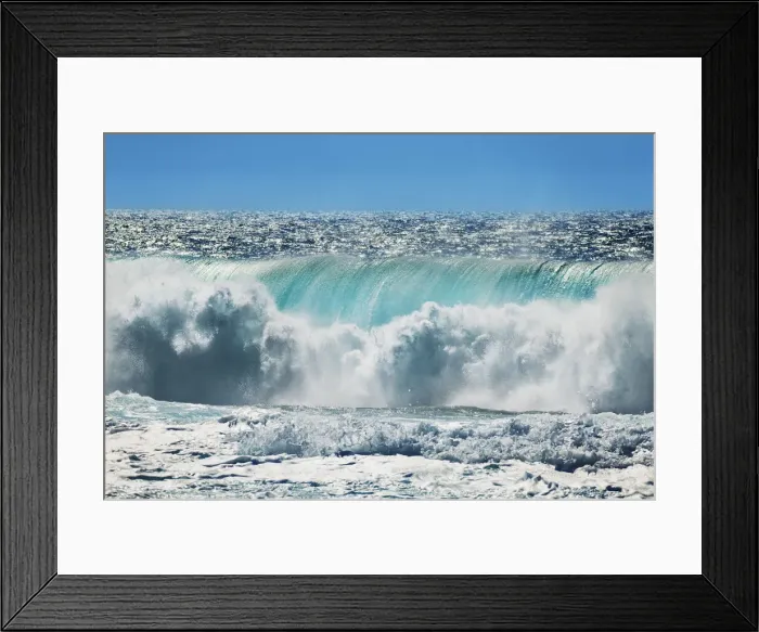 Framed Print : Wave impression at Point Quobba - Australia, Western Australia, Gascoyne, Point Quobba Framed Print : Wave impression at Point Quobba - Australia, Western Australia, Gascoyne, Point Quobba
