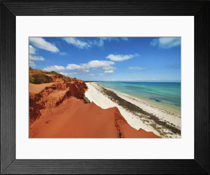 Framed Print : Dune landscape and ocean on Peron Peninsula - Australia, Western Australia, Gascoyne Framed Print : Dune landscape and ocean on Peron Peninsula - Australia, Western Australia, Gascoyne