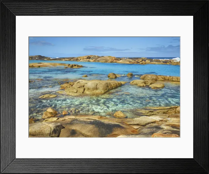 Framed Print : Coast landscape near Elephant Rocks - Australia, Western Australia, Southwest Framed Print : Coast landscape near Elephant Rocks - Australia, Western Australia, Southwest