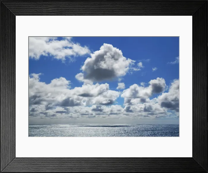 Framed Print : Cloud impression at ocean - Australia, Western Australia, Southwest Framed Print : Cloud impression at ocean - Australia, Western Australia, Southwest