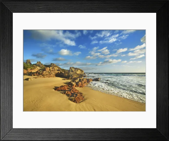 Framed Print : Coast landscape near Moses Rock - Australia, Western Australia, Southwest Framed Print : Coast landscape near Moses Rock - Australia, Western Australia, Southwest