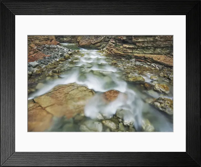 Framed Print : Mountain brook in canyon - Austria, Salzburg, Hallein, Sankt Koloman, Tauglboden Framed Print : Mountain brook in canyon - Austria, Salzburg, Hallein, Sankt Koloman, Tauglboden