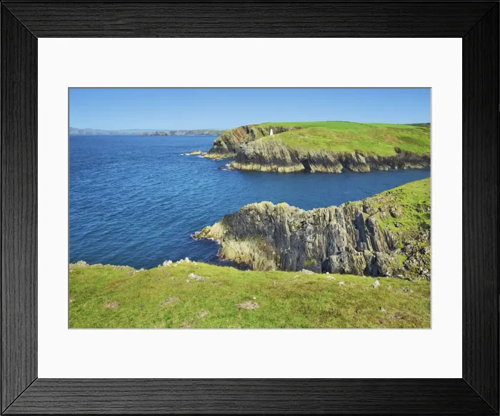 Framed Print : Cliff landscape at Porthgain - United Kingdom, Wales, Pembrokeshire, St Davids Framed Print : Cliff landscape at Porthgain - United Kingdom, Wales, Pembrokeshire, St Davids
