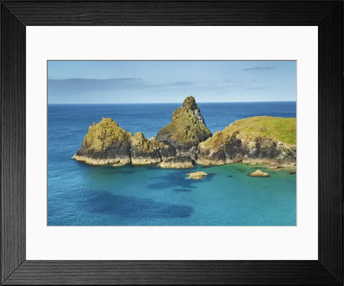 Framed Print : Cliff landscape at Kynance Cove - United Kingdom, England, Cornwall, Lizard Framed Print : Cliff landscape at Kynance Cove - United Kingdom, England, Cornwall, Lizard