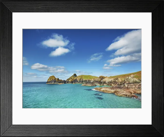Framed Print : Cliff landscape at Kynance Cove - United Kingdom, England, Cornwall, Lizard Framed Print : Cliff landscape at Kynance Cove - United Kingdom, England, Cornwall, Lizard