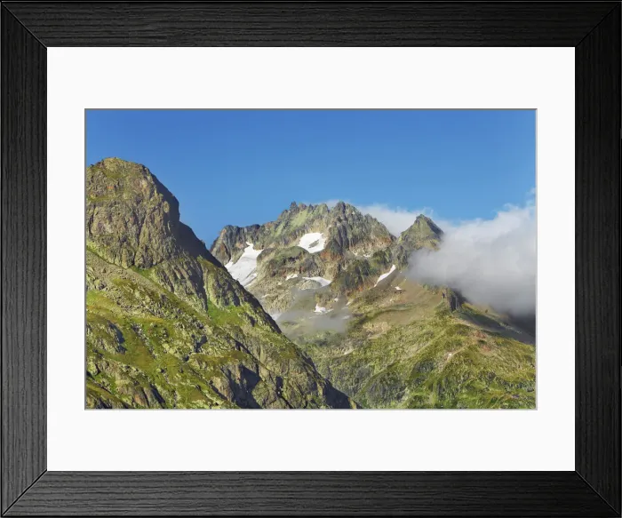Framed Print : Mountain impression east Sustenpass - Switzerland, Bern, Uri, Sustenpass - Alps Framed Print : Mountain impression east Sustenpass - Switzerland, Bern, Uri, Sustenpass - Alps