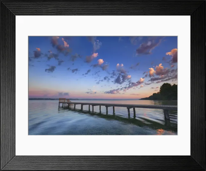 Framed Print : Boat ramp and fog bench - Germany, Bavaria, Upper Bavaria, Bad Tolz-Wolfratshausen, Munsing, Ambach - Funfseenland, Lake Starnberg Framed Print : Boat ramp and fog bench - Germany, Bavaria, Upper Bavaria, Bad Tolz-Wolfratshausen, Munsing, Ambach - Funfseenland, Lake Starnberg