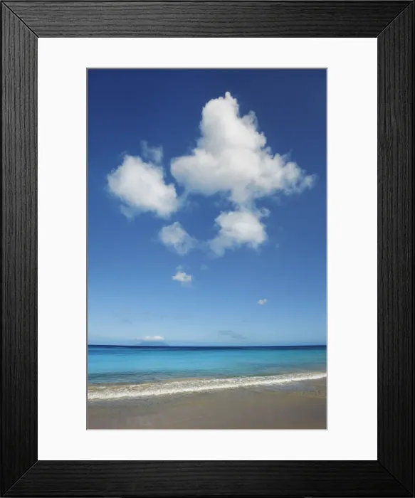 Framed Print : Cloud impression at ocean - Seychelles, Mahe, Baie Beau Vallon - Indian Ocean Framed Print : Cloud impression at ocean - Seychelles, Mahe, Baie Beau Vallon - Indian Ocean