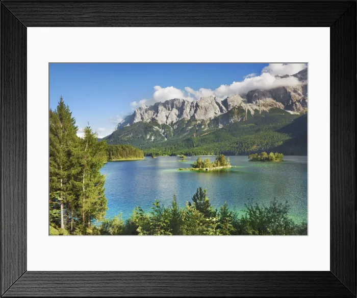 Framed Print : Mountain impression at Eibsee - Germany, Bavaria, Upper Bavaria, Garmisch-Partenkirchen Framed Print : Mountain impression at Eibsee - Germany, Bavaria, Upper Bavaria, Garmisch-Partenkirchen