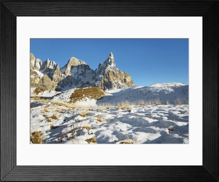 Framed Print : Mountain impression Cimon della Pala - Italy, Trentino-Alto Adige, Trentino Framed Print : Mountain impression Cimon della Pala - Italy, Trentino-Alto Adige, Trentino