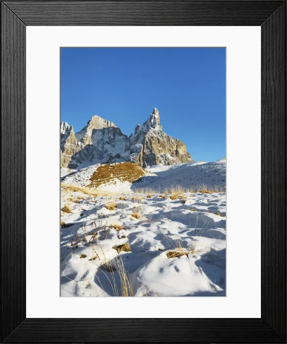 Framed Print : Mountain impression Cimon della Pala - Italy, Trentino-Alto Adige, Trentino Framed Print : Mountain impression Cimon della Pala - Italy, Trentino-Alto Adige, Trentino