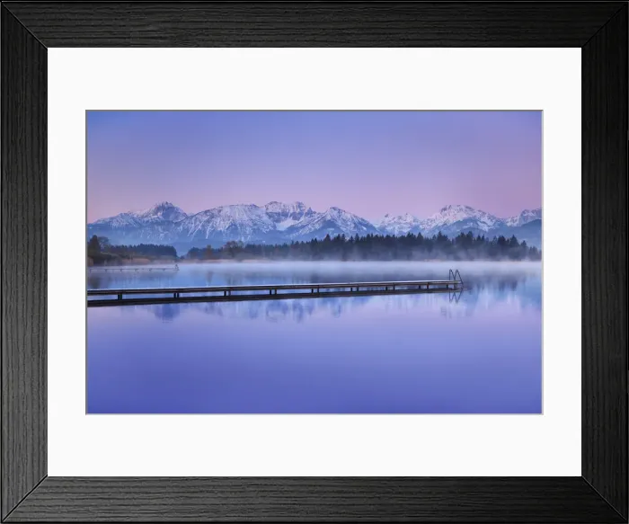 Framed Print : Boardwalk at Hopfensee - Germany, Bavaria, Swabia, Ostallgau, Fussen, Hopfensee - Alps Framed Print : Boardwalk at Hopfensee - Germany, Bavaria, Swabia, Ostallgau, Fussen, Hopfensee - Alps