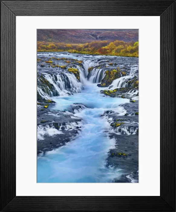 Framed Print : Waterfall Bruarfoss - Iceland, Southern Region, Bruarfoss Framed Print : Waterfall Bruarfoss - Iceland, Southern Region, Bruarfoss