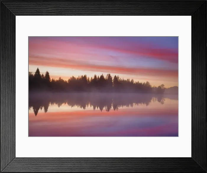 Framed Print : Sunrise impression at Lake - Germany, Bavaria, Upper Bavaria, Bad Tolz-Wolfratshausen Framed Print : Sunrise impression at Lake - Germany, Bavaria, Upper Bavaria, Bad Tolz-Wolfratshausen