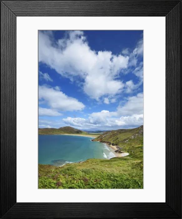 Framed Print : Ocean coast - Ireland, Donegal, Rosguill, Doagh, Tranarossan Bay Framed Print : Ocean coast - Ireland, Donegal, Rosguill, Doagh, Tranarossan Bay