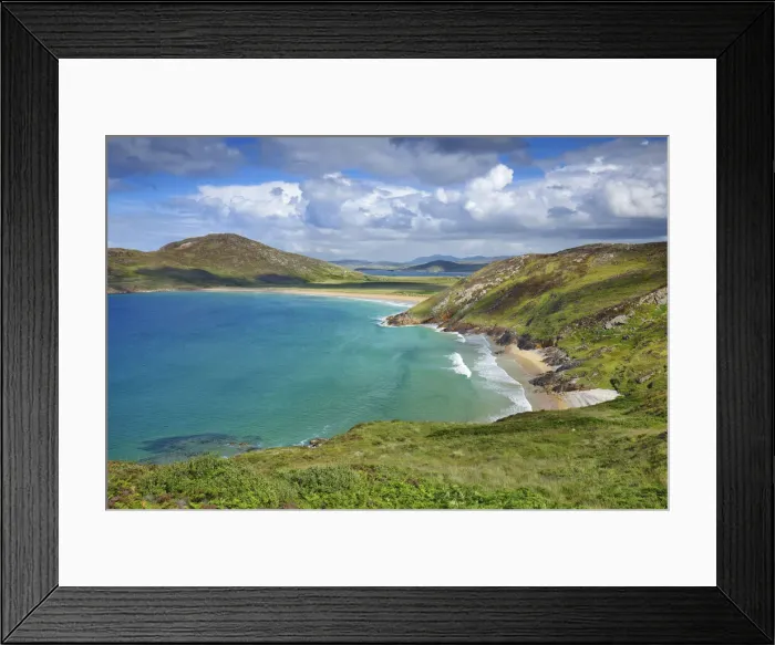 Framed Print : Ocean coast - Ireland, Donegal, Rosguill, Doagh, Tranarossan Bay Framed Print : Ocean coast - Ireland, Donegal, Rosguill, Doagh, Tranarossan Bay