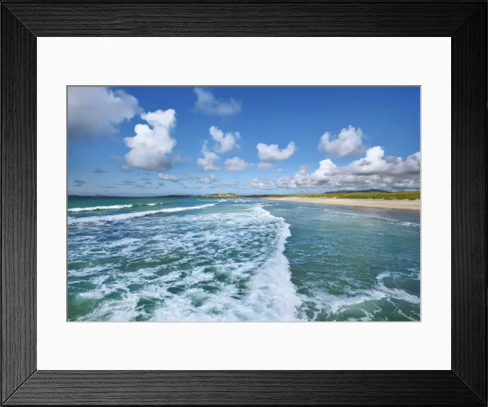 Framed Print : Ocean coast - Ireland, Donegal, The Rosses, Inishfree Bay, Carrickfinn Beach Framed Print : Ocean coast - Ireland, Donegal, The Rosses, Inishfree Bay, Carrickfinn Beach
