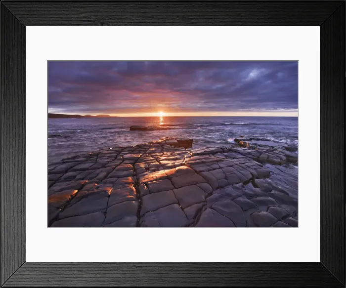 Framed Print : Cloud impression at ocean - Ireland, Mayo, Ballycastle, Downpatrick Head