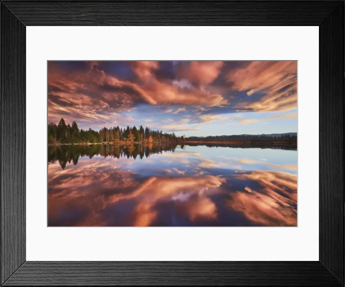 Framed Print : Cloud mood at foehn - Germany, Bavaria, Upper Bavaria, Bad Tolz-Wolfratshausen, Kirchsee Framed Print : Cloud mood at foehn - Germany, Bavaria, Upper Bavaria, Bad Tolz-Wolfratshausen, Kirchsee