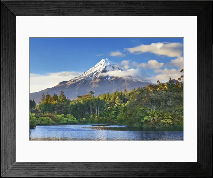 Framed Print : Mountain impression Taranaki (Mount Egmont) - New Zealand, North Island, Taranaki Framed Print : Mountain impression Taranaki (Mount Egmont) - New Zealand, North Island, Taranaki
