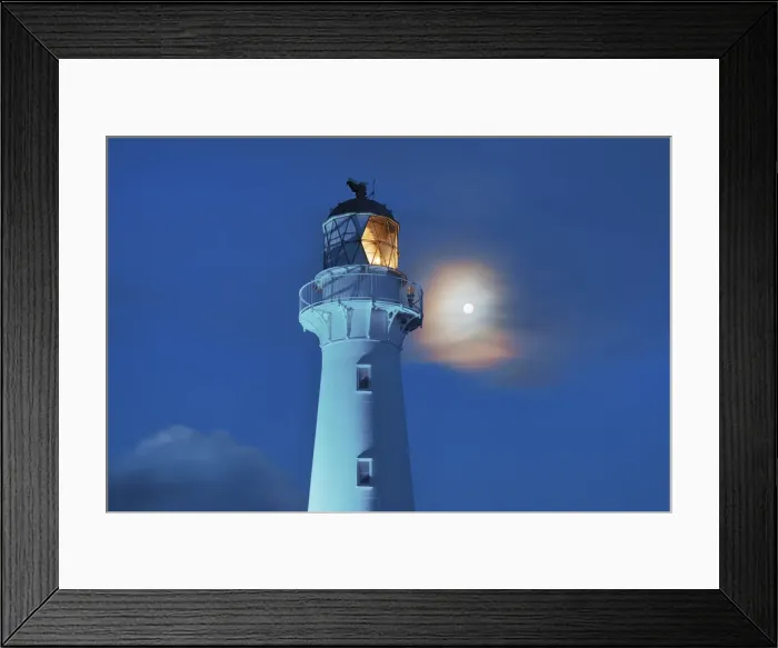 Framed Print : Lighthouse and full moon - New Zealand, North Island, Wellington, Masterton, Castlepoint Framed Print : Lighthouse and full moon - New Zealand, North Island, Wellington, Masterton, Castlepoint