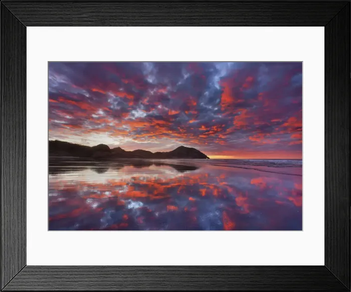 Framed Print : Cloud impression at ocean - New Zealand, South Island, Tasman, Golden Bay, Puponga Framed Print : Cloud impression at ocean - New Zealand, South Island, Tasman, Golden Bay, Puponga